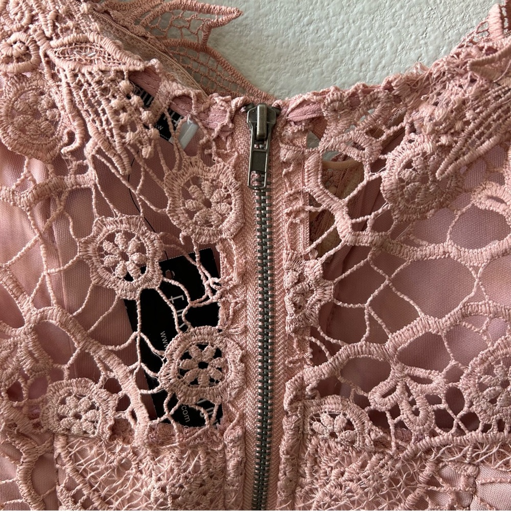 Fashion Nova Pink Lace Mini Dress - Picture 10 of 12